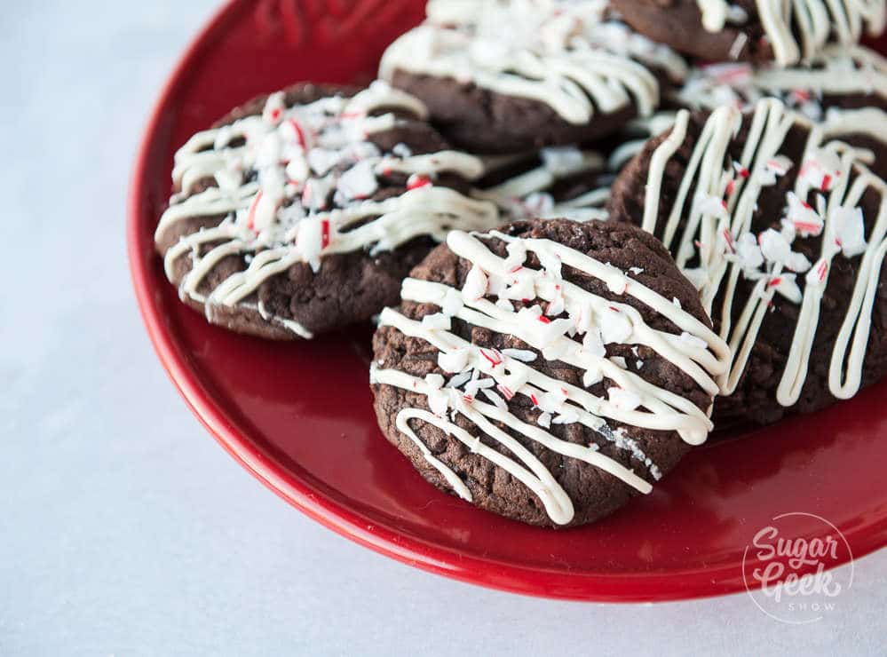 White Chocolate Peppermint Cookies - Simply Whisked