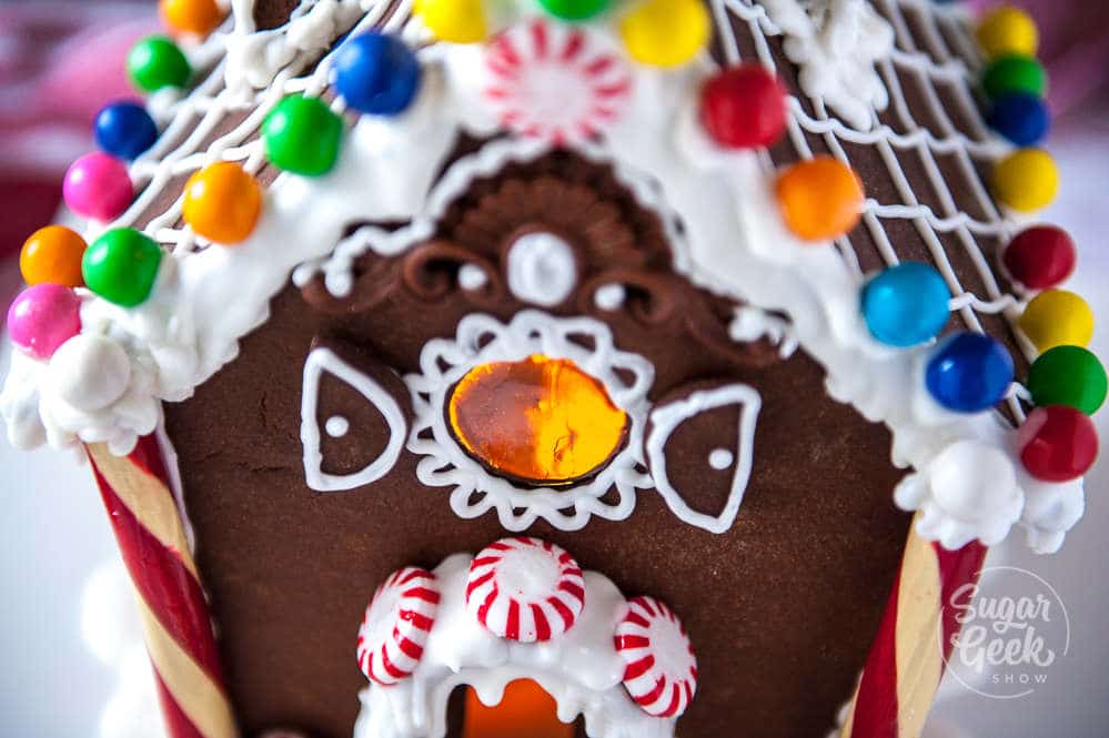 gingerbread house window