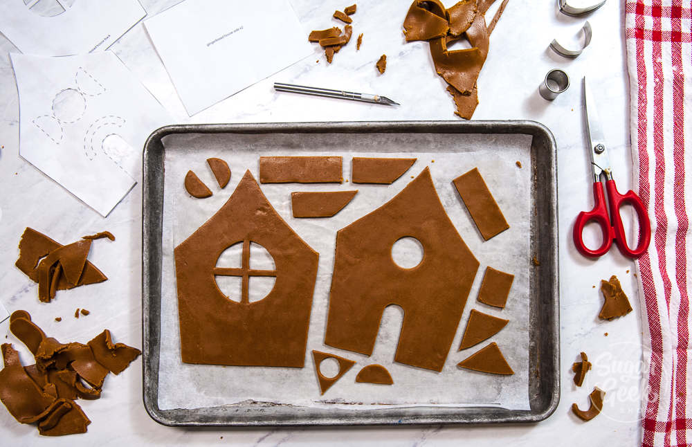 gingerbread house cutouts