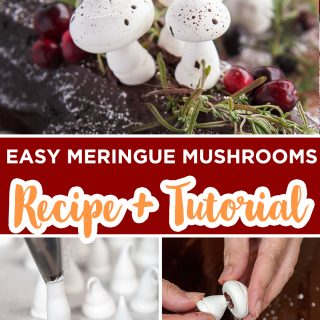 meringue mushroom pin