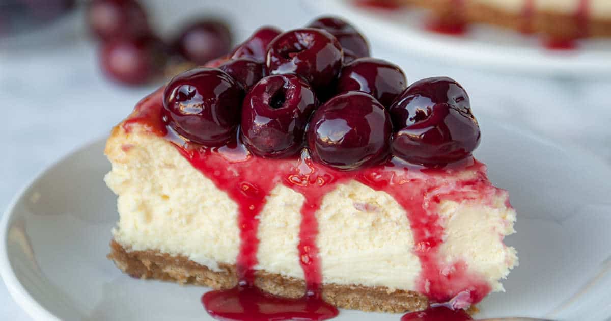 The Best Homemade Cherry Cheesecake – Sugar Geek Show