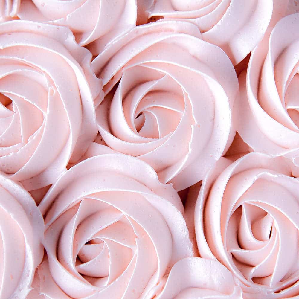 italian meringue buttercream rosettes