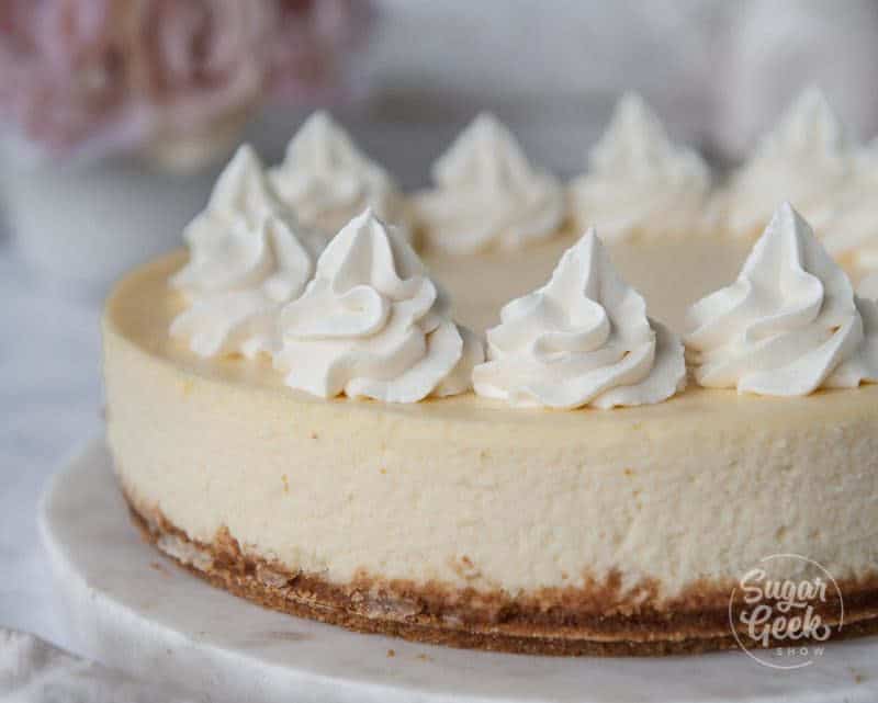 Classic Cheesecake Recipe + Video Tutorial – Sugar Geek Show