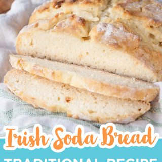 traditional irish soda bread sliced