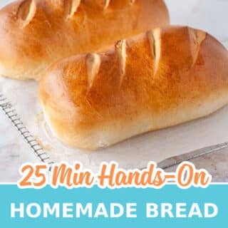 pinterest image for fast bread