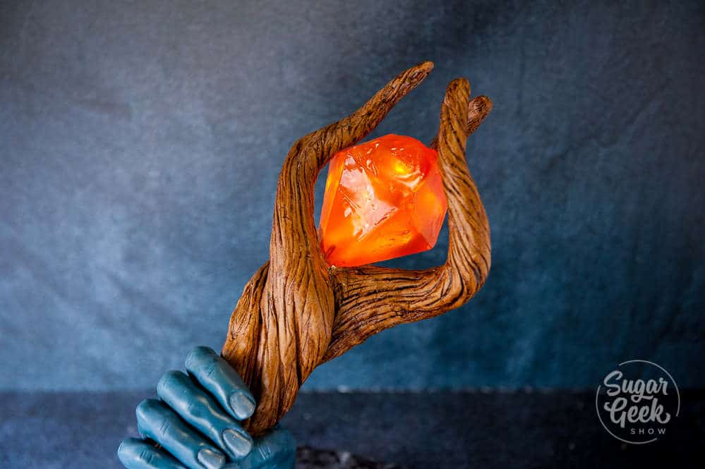 onward wizard staff with glowing isomalt gem 