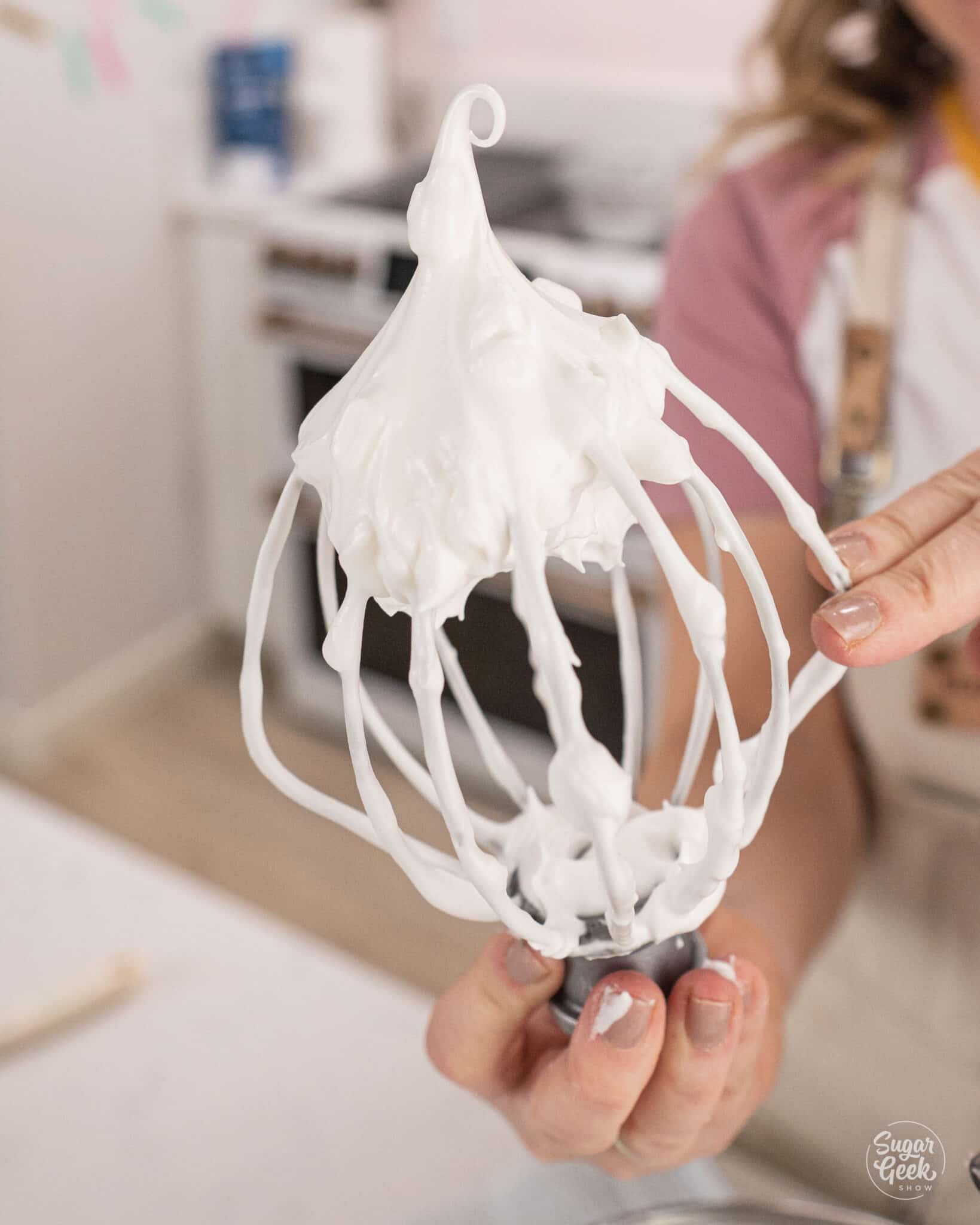  meringue on a whisk