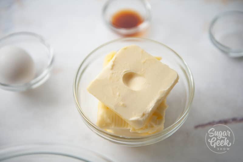 close up of soft butter