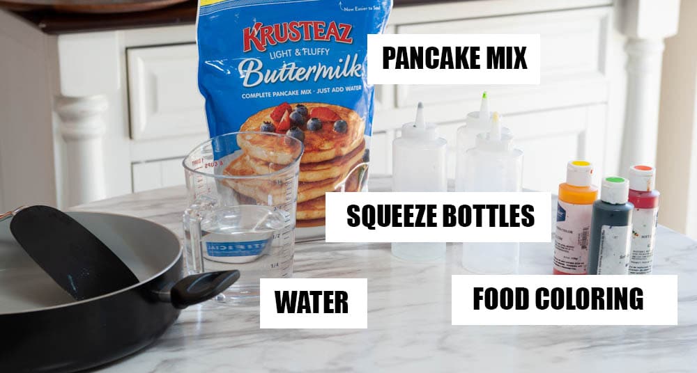 pancake art ingredients