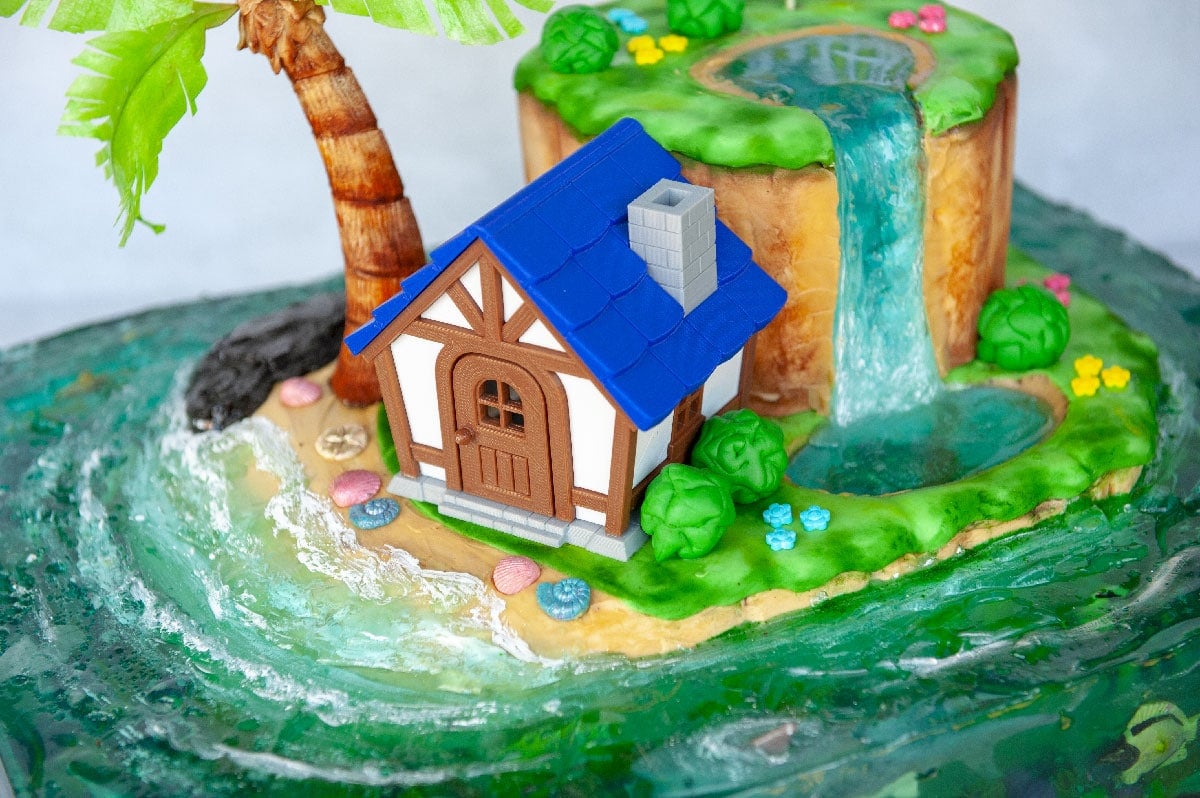 3D printed animal crossing house