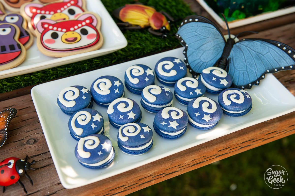 animal crossing fossil macarons