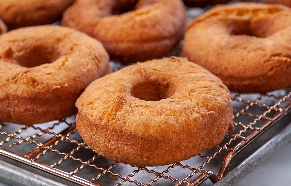 Classic Fried Cake Donut Recipe Glaze Options Sugar Geek Show 3829