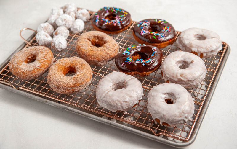 Classic Fried Cake Donut Recipe + Glaze Options Sugar Geek Show