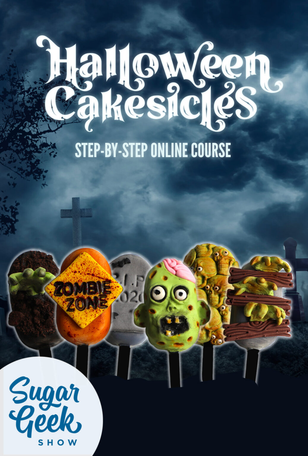 Halloween Cakesicles Tutorial Sugar Geek Show