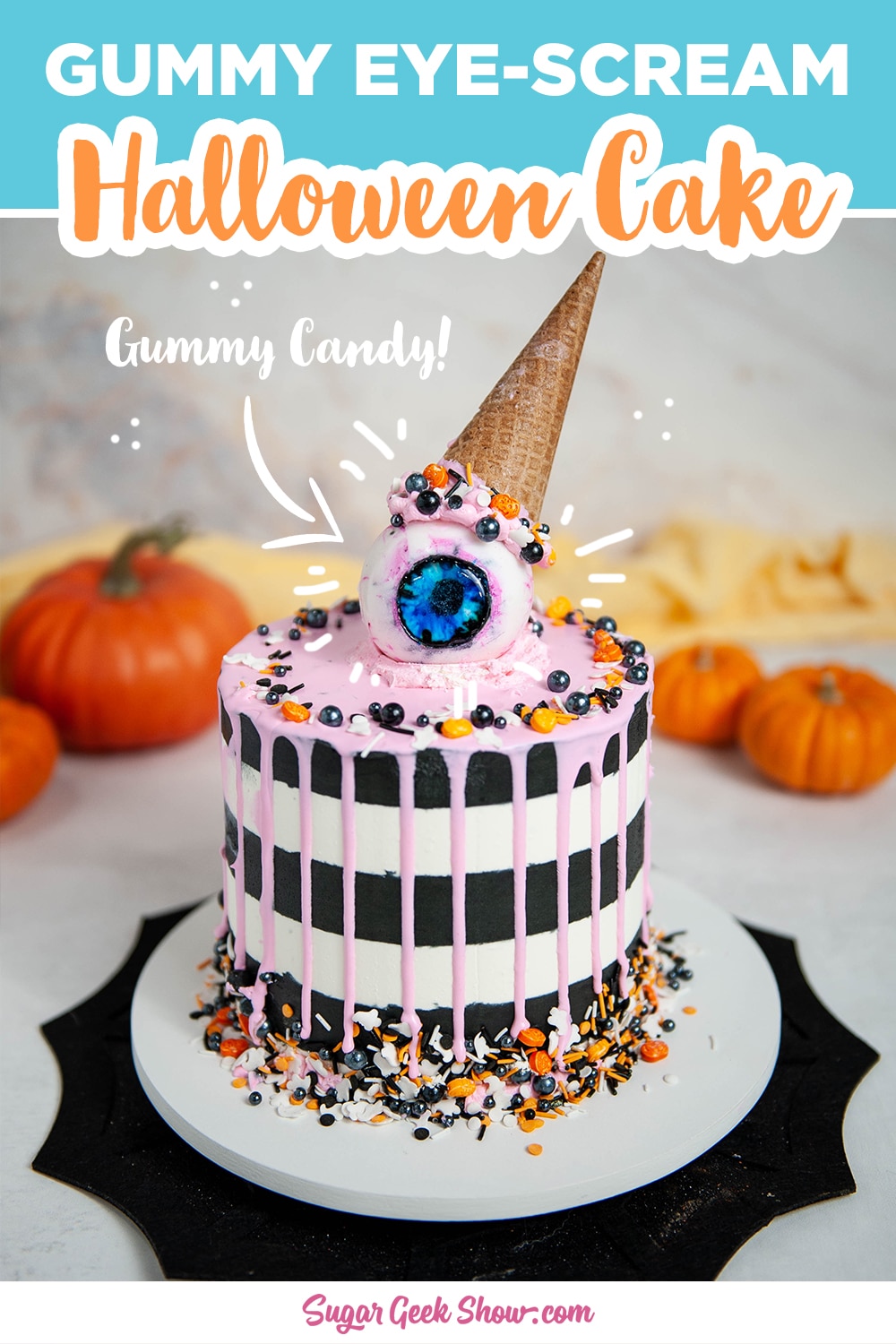 Gummy Eyeball Halloween Cake Sugar Geek Show