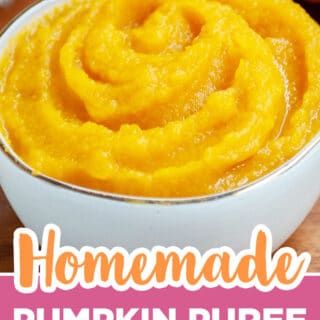homemade pumpkin puree