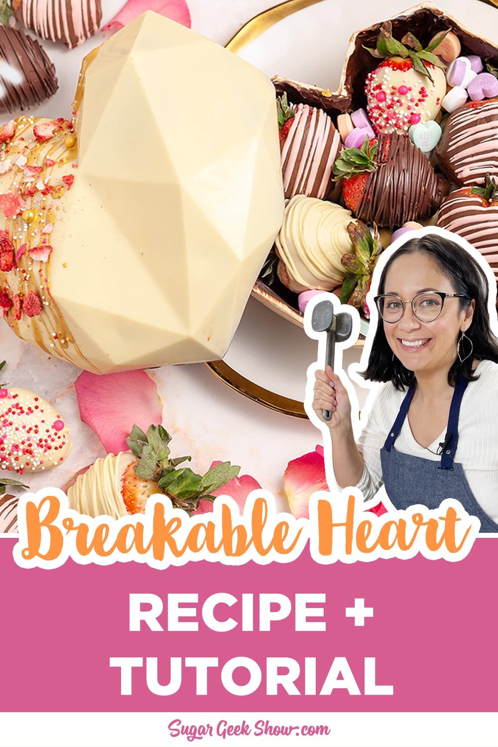 Breakable Chocolate Heart Tutorial Sugar Geek Show