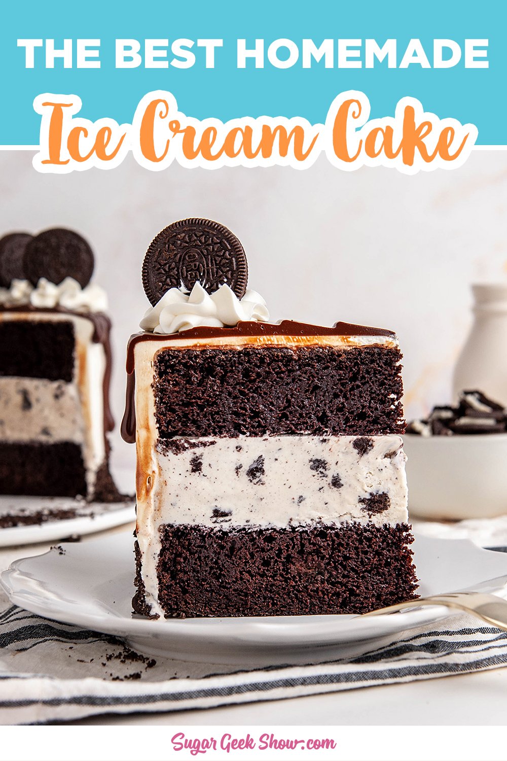 Easy Homemade Ice Cream Cake Recipe Video Tutorial Sugar Geek Show