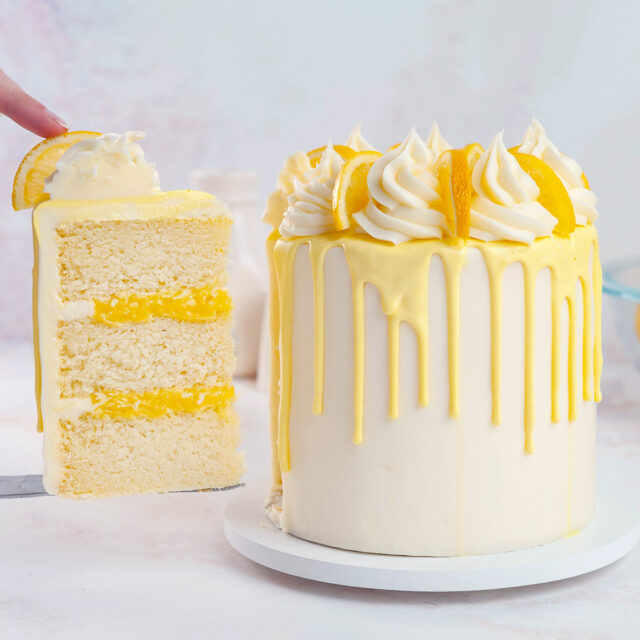 Lemon Velvet Layer Cake Recipe + Video Tutorial | Sugar Geek Show