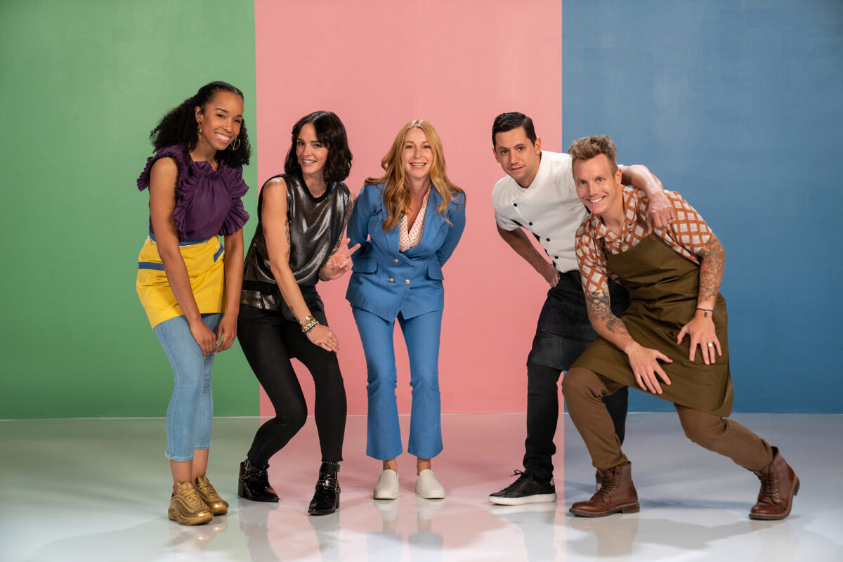 Christophe stars in the new Netflix show Bake Squad, featuring Christina Tosi, Ashley Holt, Gonzo Jimenez and 
Maya-Camille Broussard