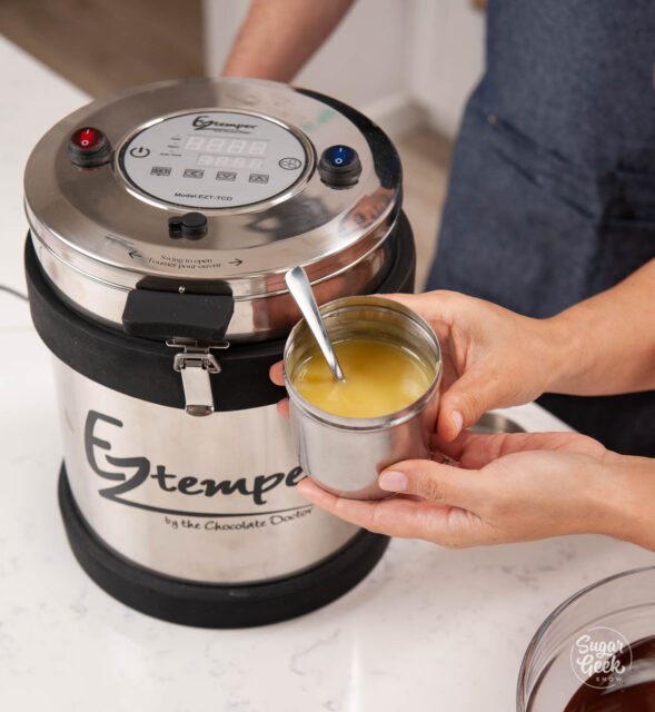 How To Temper Chocolate With Cocoa Butter Sugar Geek Show