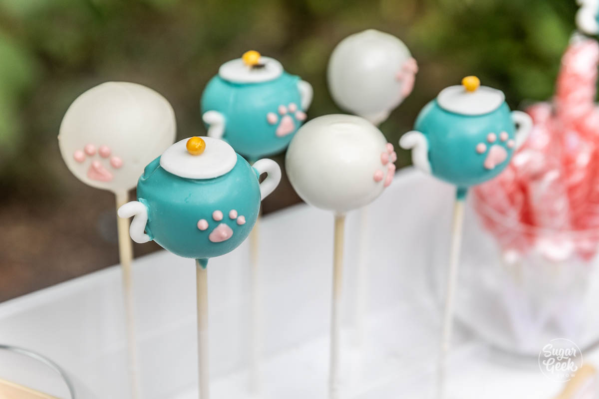 tea pot cake pops