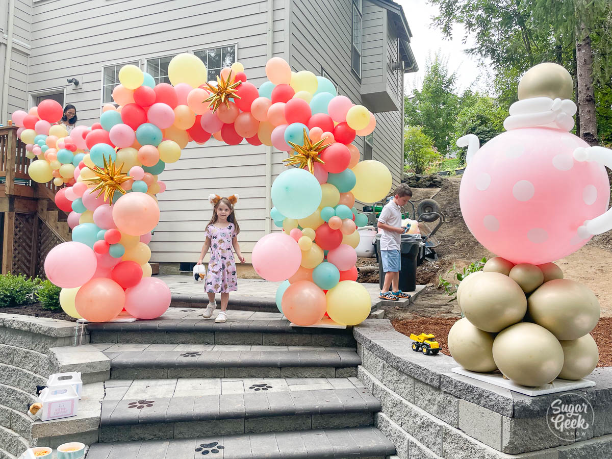 balloon arch entrance