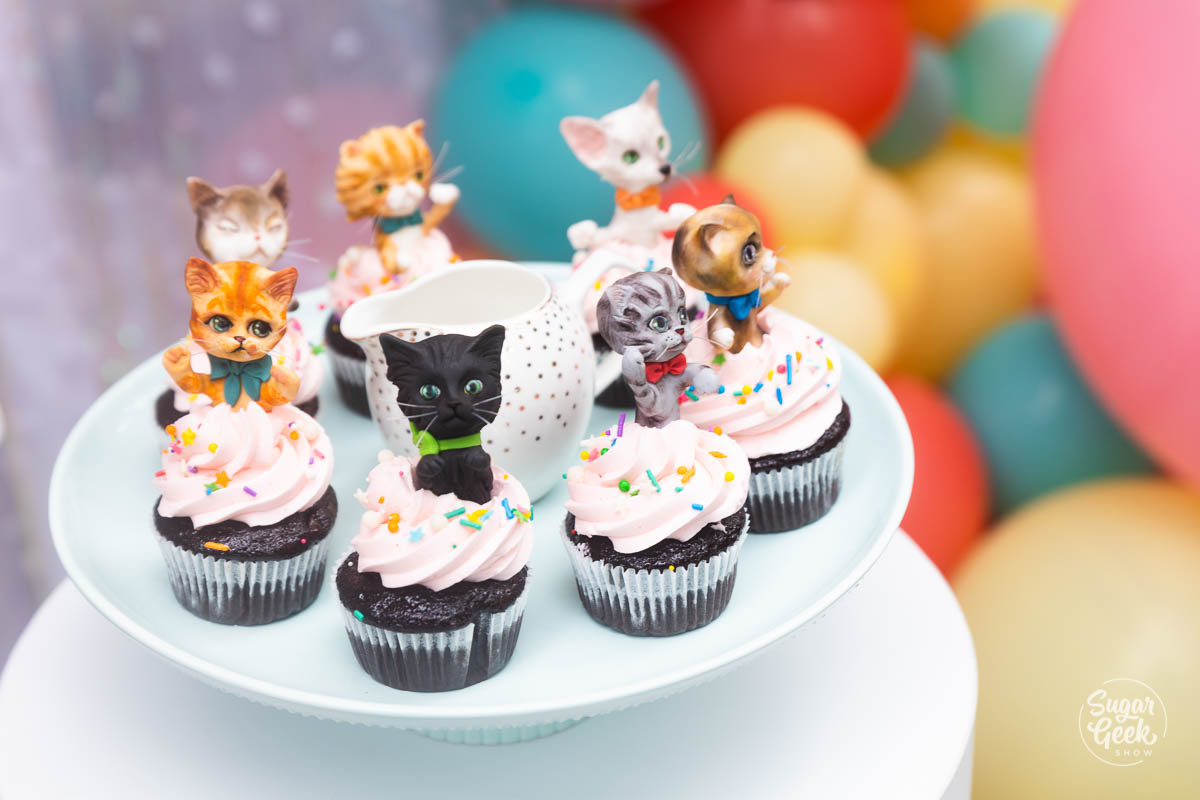 cat cupcake toppers