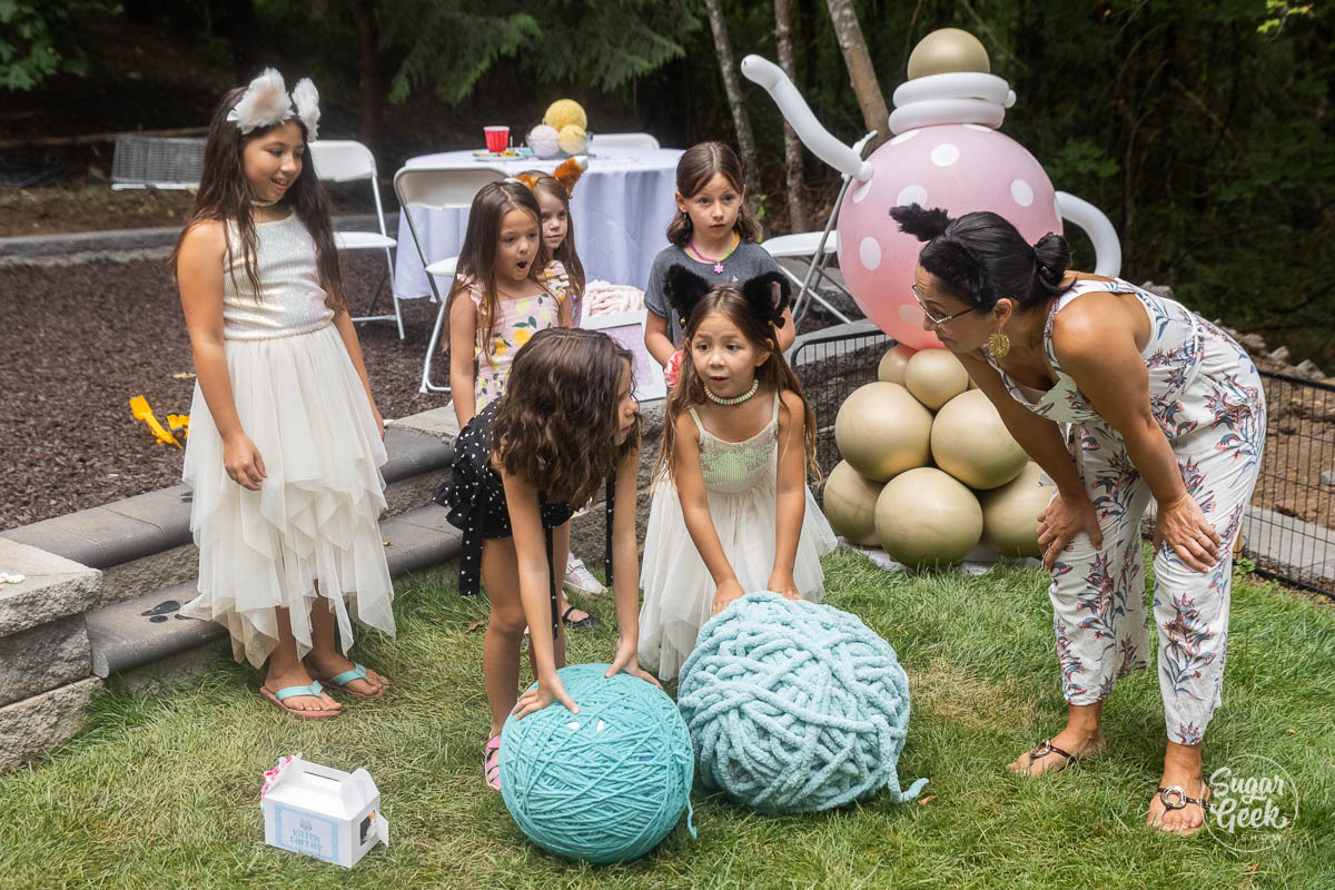 yarn ball race