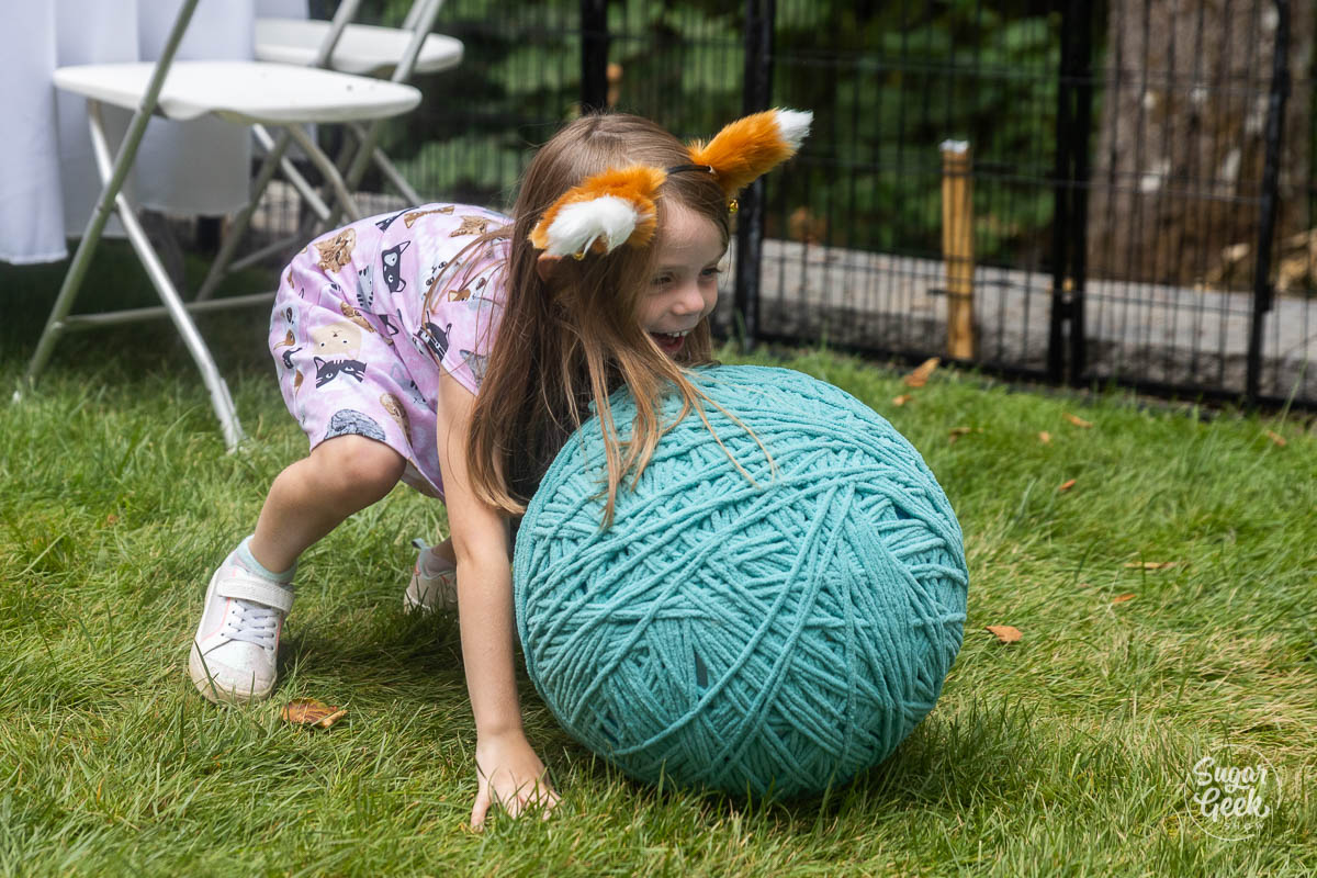 yarn ball race