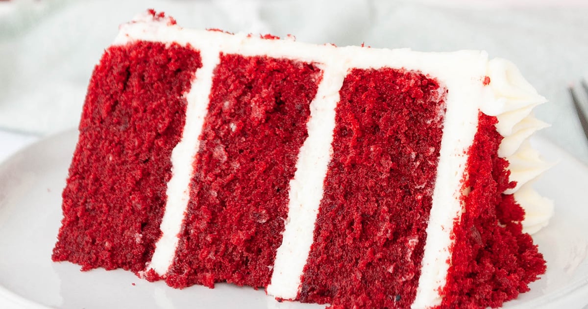 Real red velvet cake