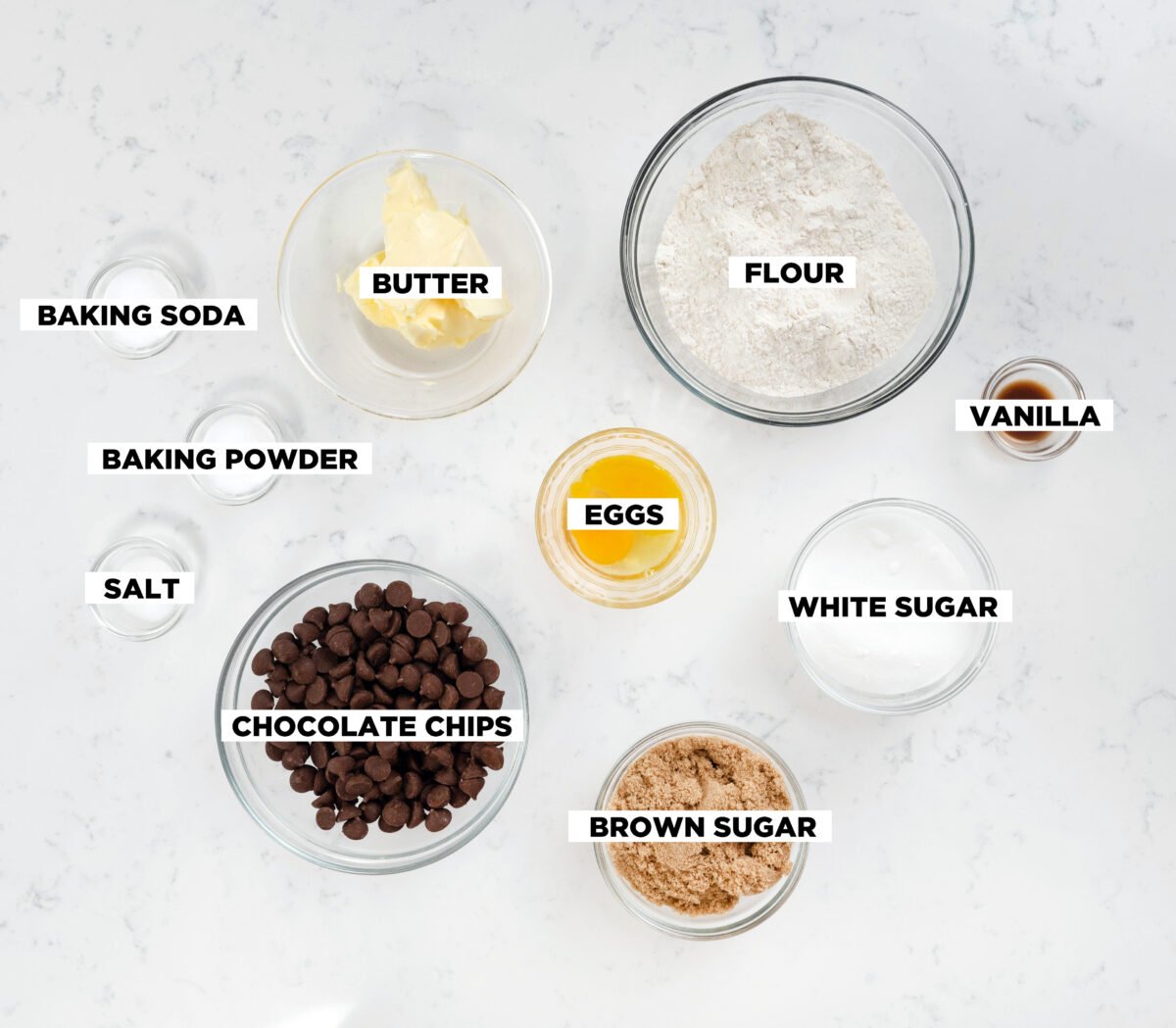 photo of baking ingredients on countertop