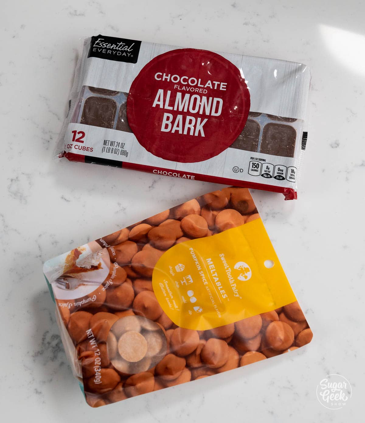 candy melts and almond bar