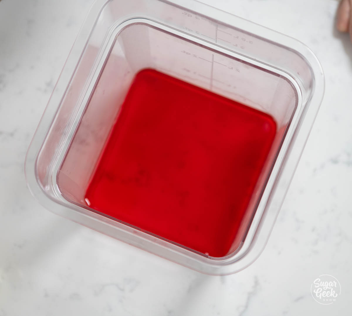 bowl of strained strawberry juice