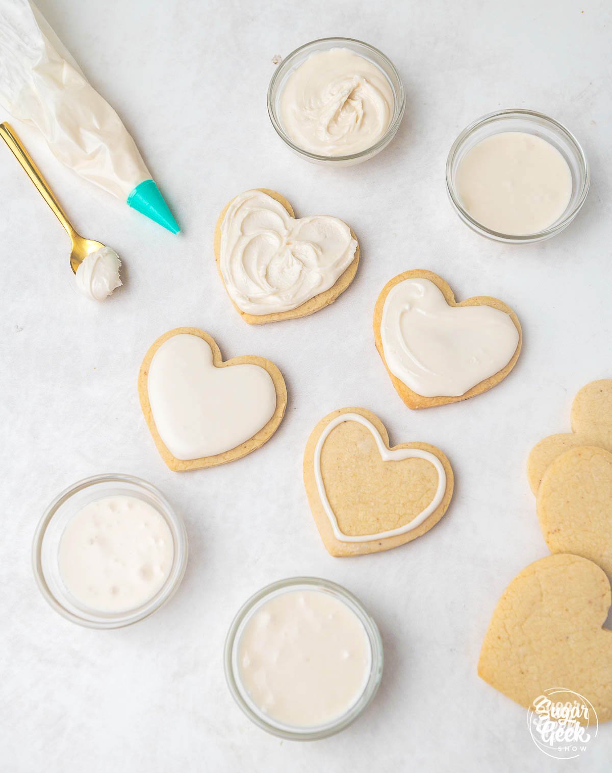 photo of sugar cookies with royal icing