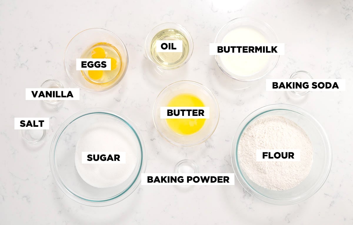 easy vanilla cake ingredients