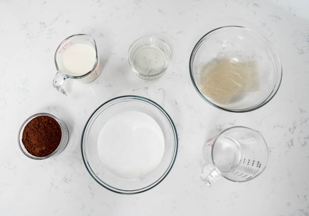 chocolate mirror glaze ingredients
