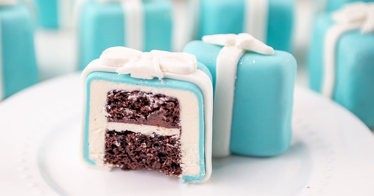 Tiffany Gift Box Mini Cake Recipe – Sugar Geek Show