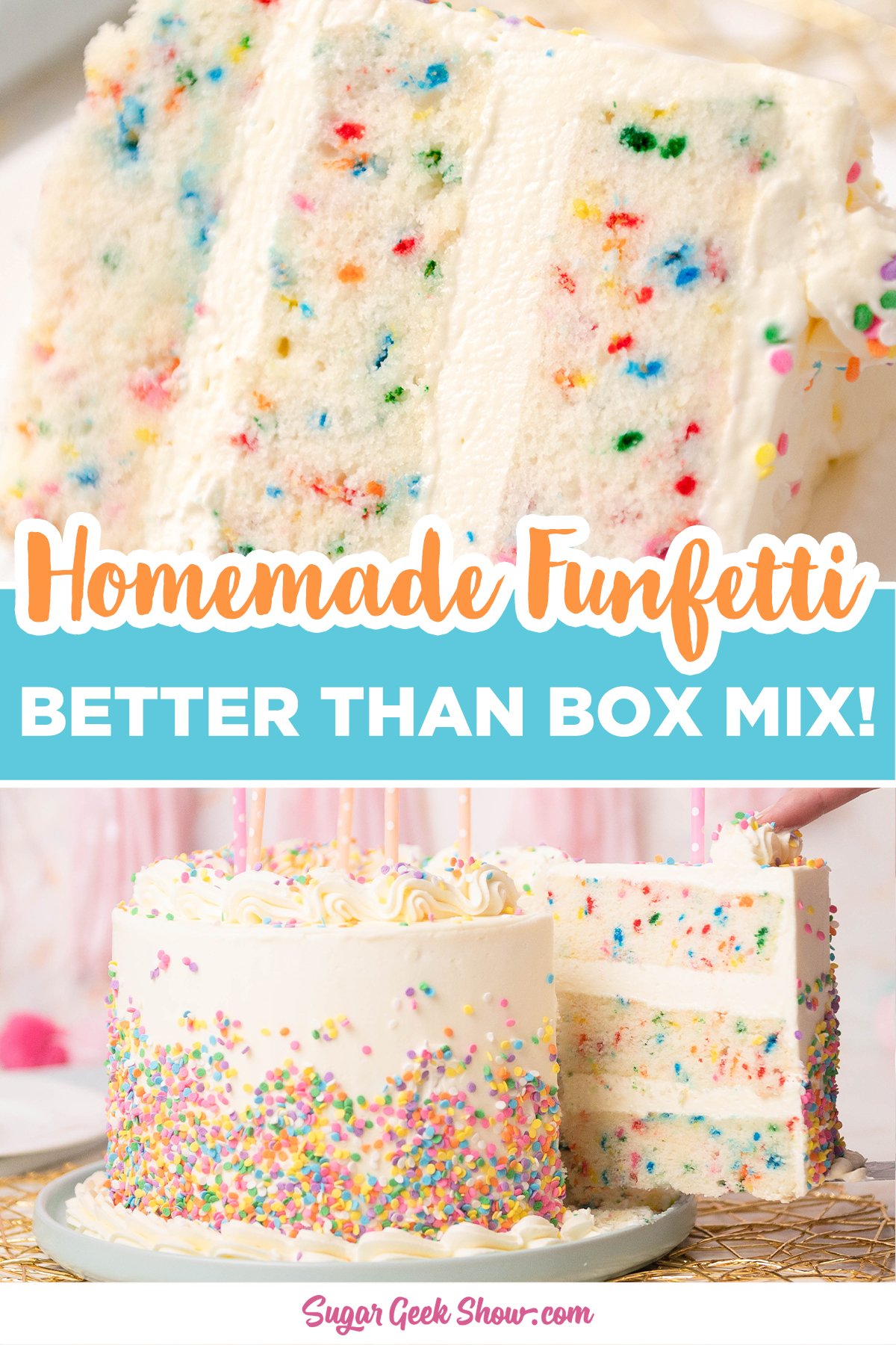 Funfetti Birthday Cake – Sugar Geek Show