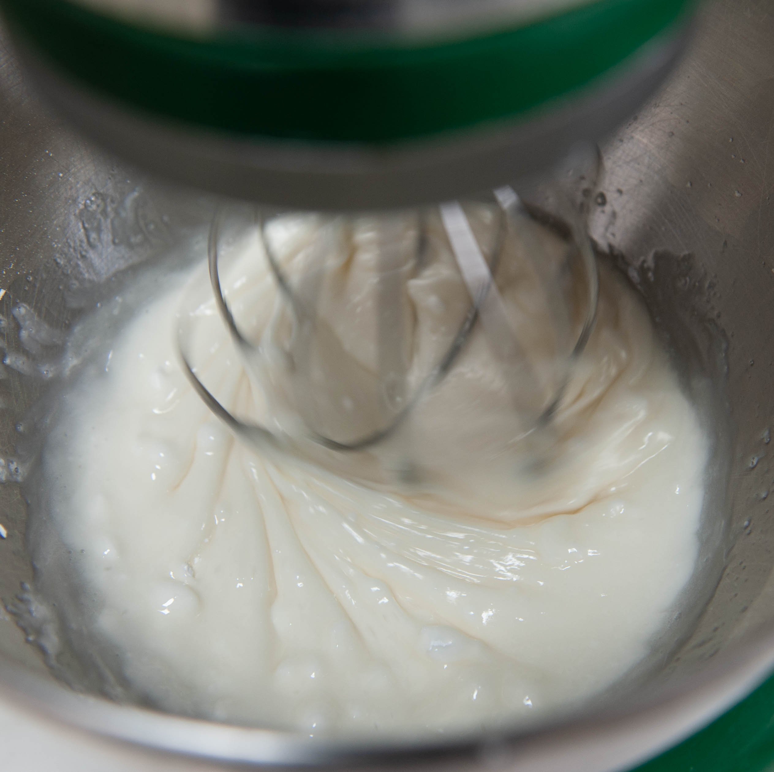 whipped egg whites and sugar