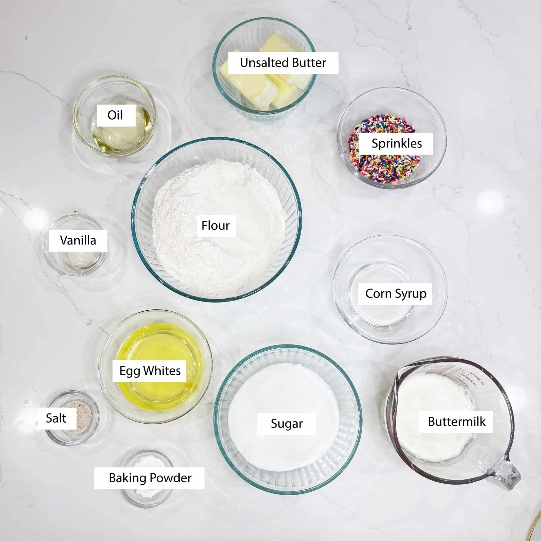 funfetti cake ingredients