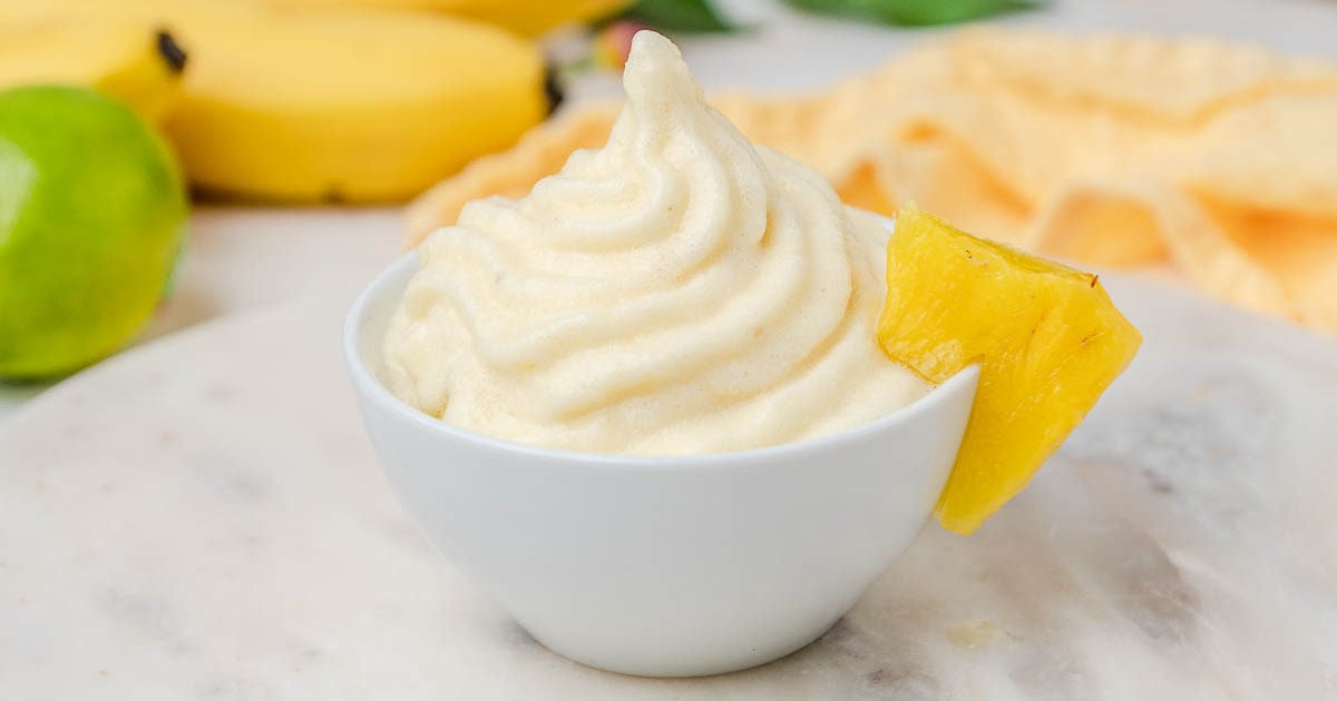 Pineapple Dole Whip®: A Creamy Dessert Made with Real Fruit - Dole® Sunshine