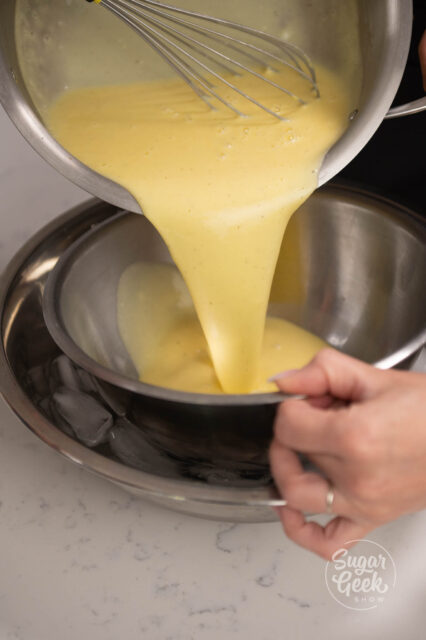 Coconut Mousse Cups with Mango Puree and Crunchy Tuille