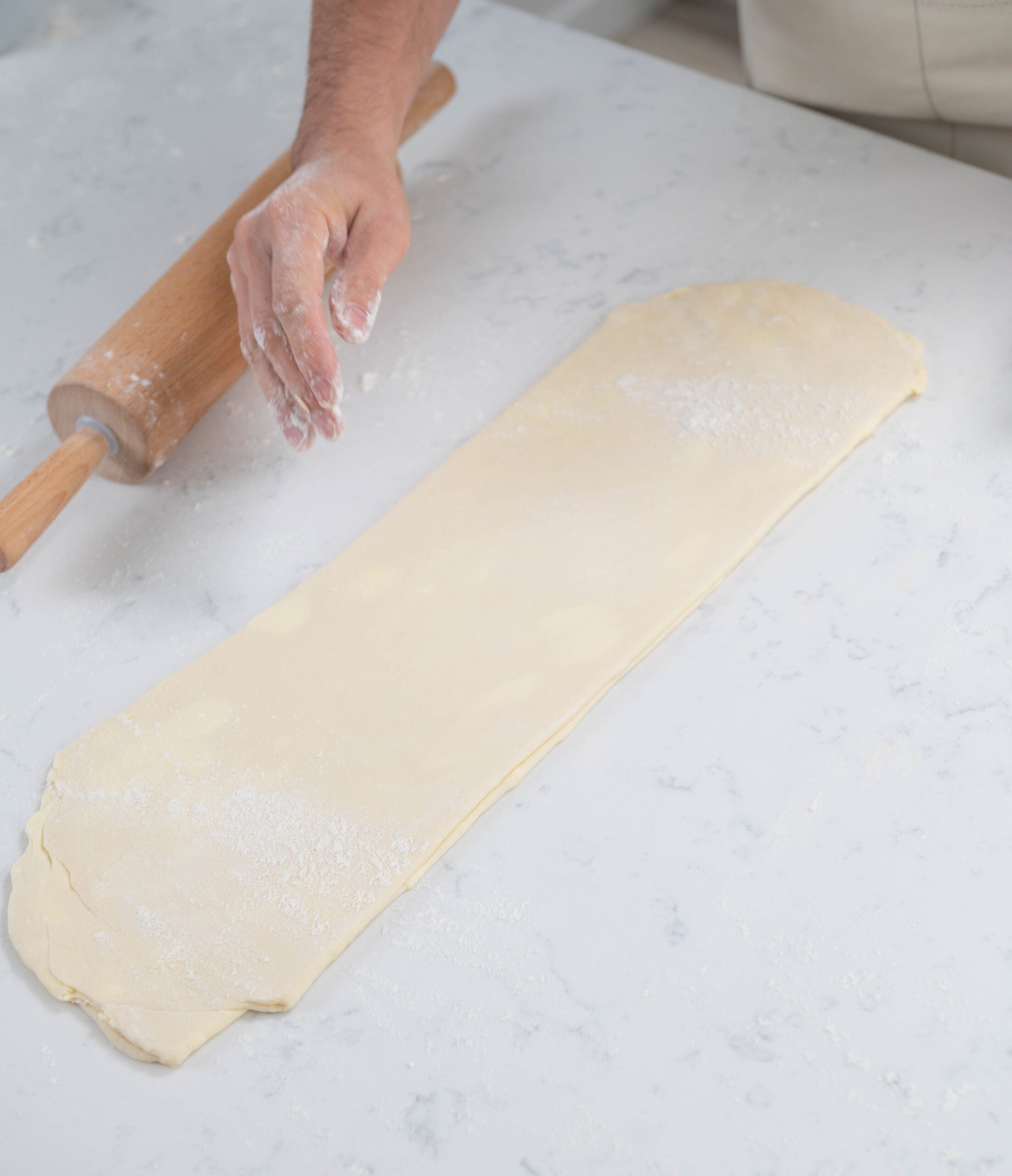 picture of rolled out dough.