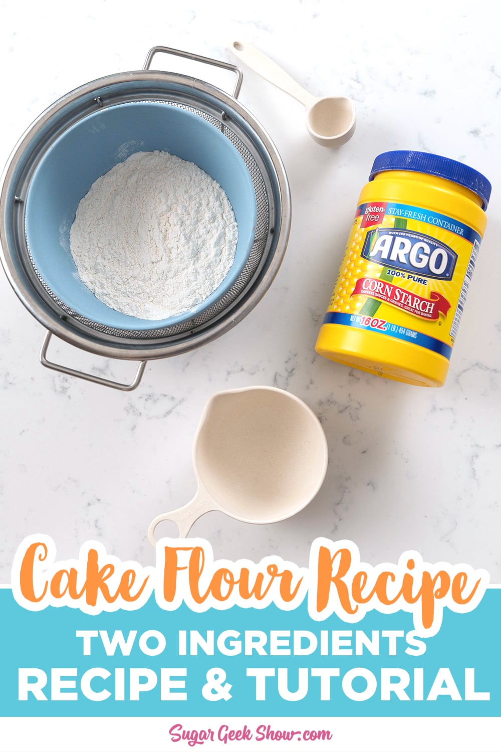 Easy Cake Flour Substitute (Two Ingredients) Sugar Geek Show