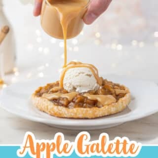 apple galette pinterest image