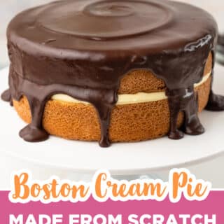 photo of boston cream pie