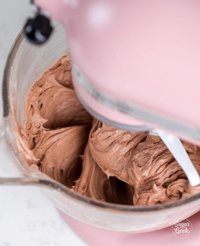 The BEST Chocolate Buttercream Frosting Sugar Geek Show