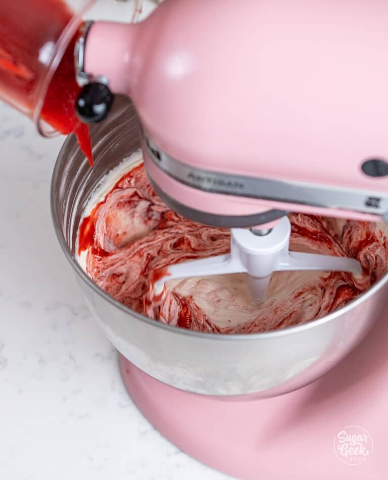Fresh Strawberry Buttercream Frosting Recipe Sugar Geek Show