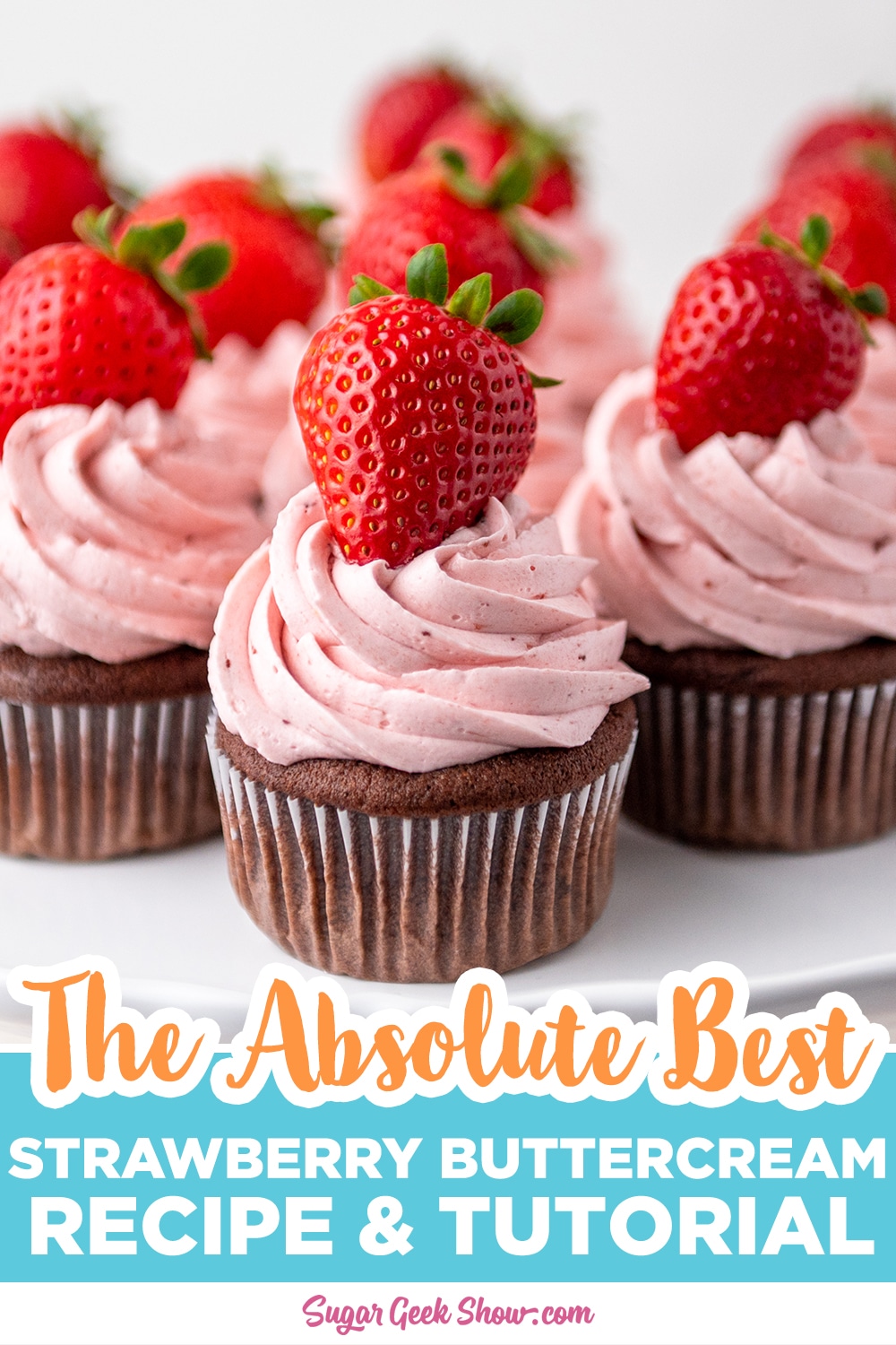 Fresh Strawberry Buttercream Frosting Recipe Sugar Geek Show